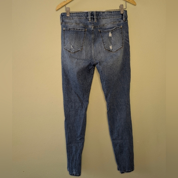 Eunina Distressed Blue Skinny Jeans - Picture 10 of 12